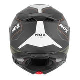 Casque Moto Modulable N967 Conquer Kaki Orange | NOX - LE PRATIQUE DU MOTARD