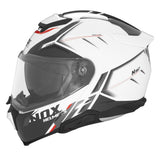 Casque Moto Modulable N967 Synchro Blanc Rouge | NOX - LE PRATIQUE DU MOTARD