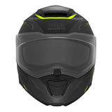 Casque Moto Modulable N967 Synchro Noir Mat Jaune | NOX - LE PRATIQUE DU MOTARD
