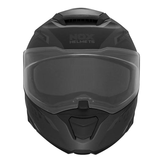 Casque Moto Modulable N967 Synchro Noir Mat Titanium | NOX - LE PRATIQUE DU MOTARD