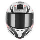 Casque Moto Modulable N968 Shift Blanc Rouge | NOX - LE PRATIQUE DU MOTARD