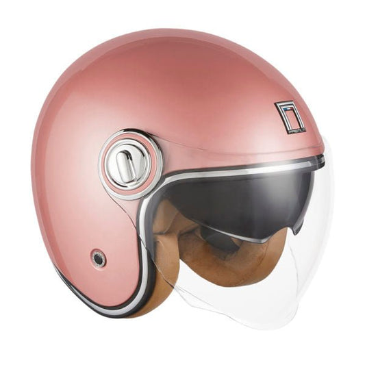 Casque Moto Jet Heritage Or Rose | NOX - LE PRATIQUE DU MOTARD