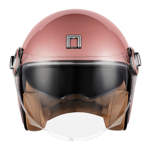 Casque Moto Jet Heritage Or Rose | NOX - LE PRATIQUE DU MOTARD