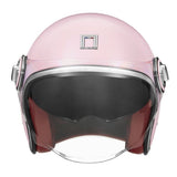 Casque Moto Jet Heritage Rose Pastel | NOX - LE PRATIQUE DU MOTARD
