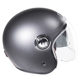 Casque Moto Jet Heritage Titanium Mat | NOX - LE PRATIQUE DU MOTARD