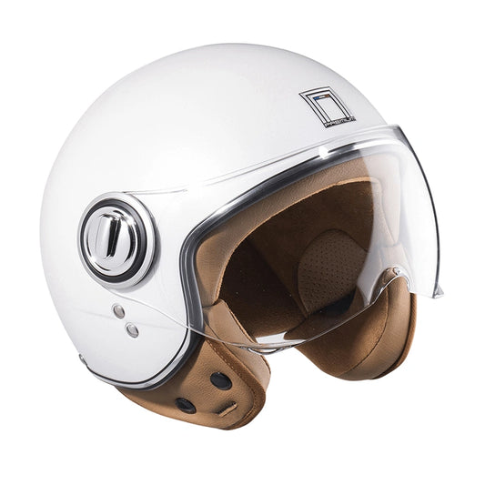 Casque Moto Jet Idol Blanc Perle | NOX - LE PRATIQUE DU MOTARD