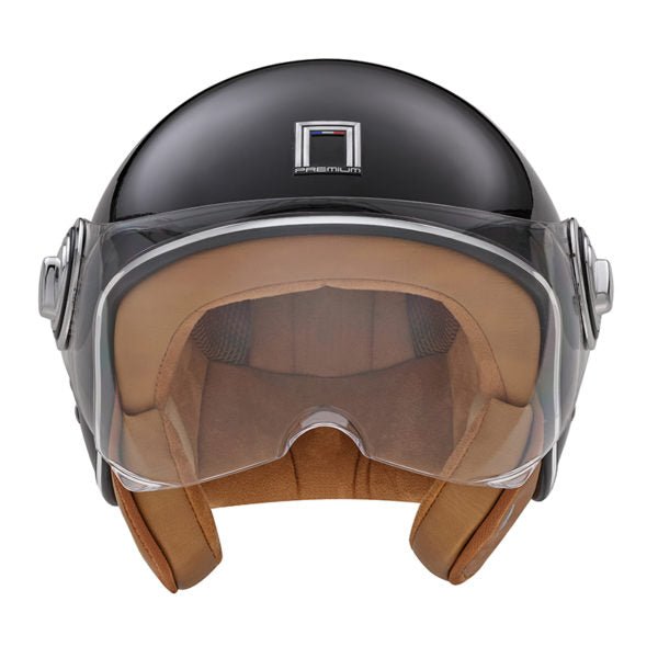 Casque Moto Jet Idol Noir Brillant | NOX - LE PRATIQUE DU MOTARD