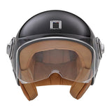 Casque Moto Jet Idol Noir Brillant | NOX - LE PRATIQUE DU MOTARD