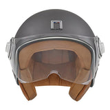 Casque Moto Jet Idol Titanium Mat | NOX - LE PRATIQUE DU MOTARD