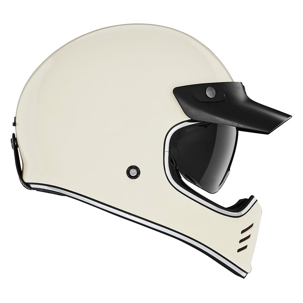 Casque Moto Seventy II Ivoire | NOX - LE PRATIQUE DU MOTARD