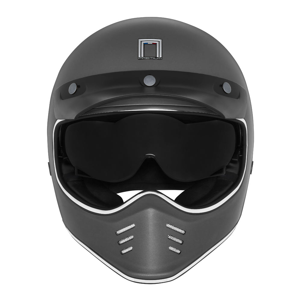 Casque Moto Seventy II Titanium Mat | NOX - LE PRATIQUE DU MOTARD