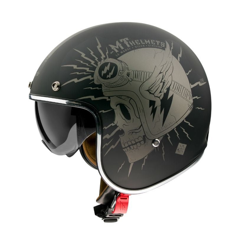 Casque Jet moto vintage - DILER - LE PRATIQUE DU MOTARD