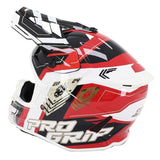 Casque Moto Cross Adulte Progrip 3080 Spirits – Rouge/Noir, Homologué ECE 22.06 - LE PRATIQUE DU MOTARD