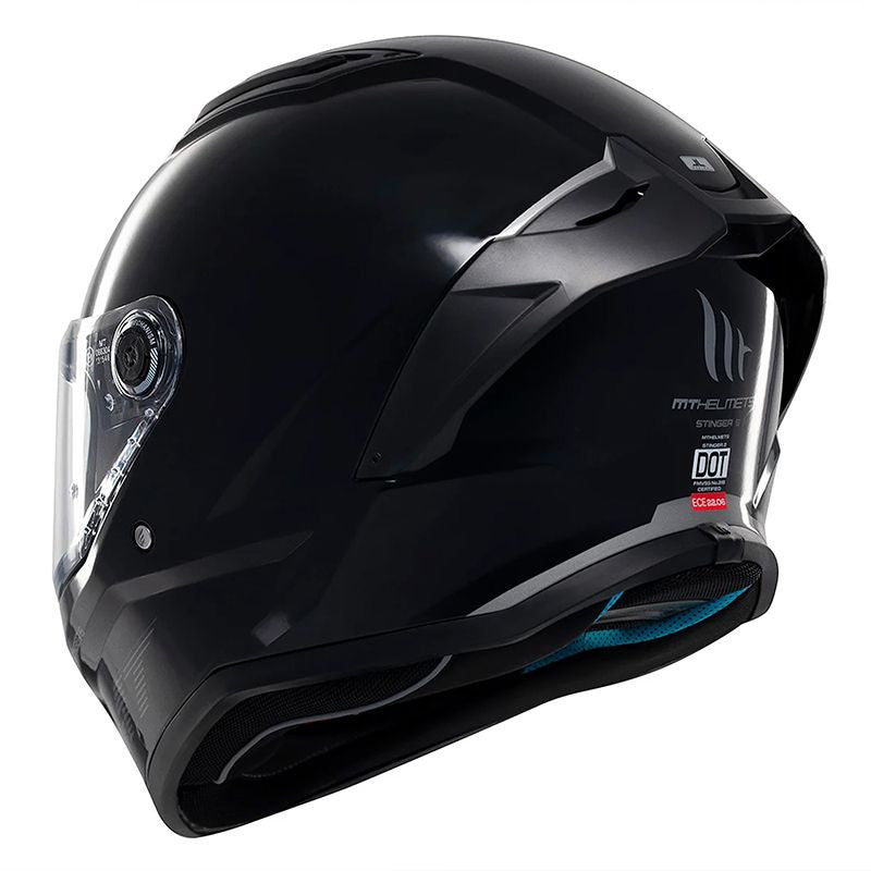 Casque moto Intégrale | MT STINGER 2 NOIR BRILLANT - LE PRATIQUE DU MOTARD