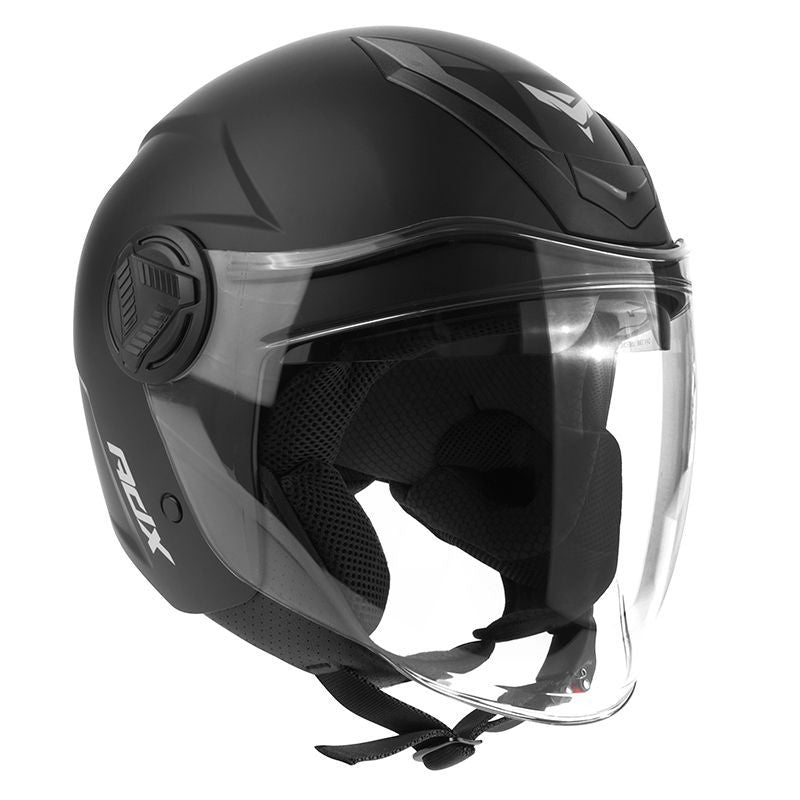 Casque Jet Noir Mat Double Écran – Scooter & Moto Urbain - LE PRATIQUE DU MOTARD