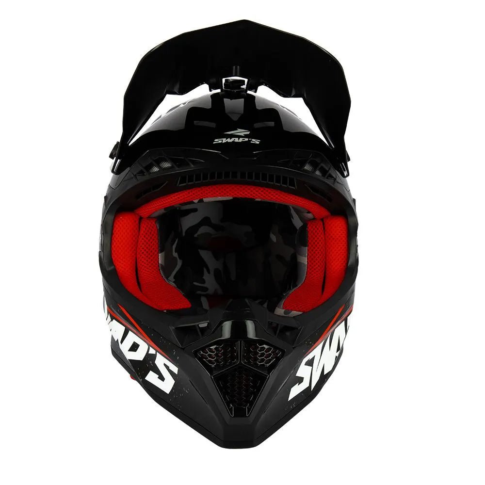 Casque moto cross - DEMON SWAPS S849 - LE PRATIQUE DU MOTARD