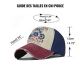 Casquette biker vintage - American Motorcycle - Le Pratique du Motard