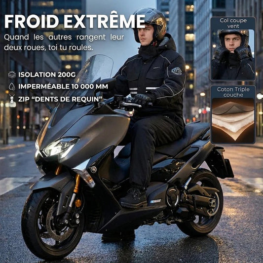 Combinaison Moto Hiver Vanguard™ PRO : L'Armure Thermique & Étanche (0°C) - LE PRATIQUE DU MOTARD