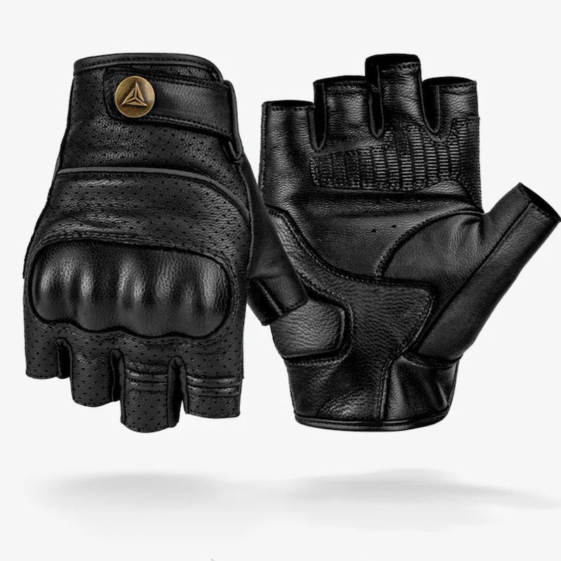 Mitaines Moto Cuir "Liberty Air" – Peau de Mouton & Coques Invisibles - LE PRATIQUE DU MOTARD