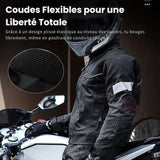Blouson moto été Noir avec Dorsale - LE PRATIQUE DU MOTARD