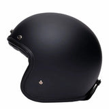 Casque Jet Vintage THE CLASSIC – Triple Black | Marko - LE PRATIQUE DU MOTARD