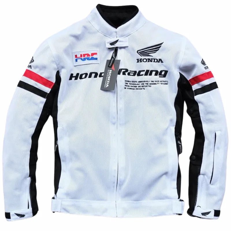 Blouson moto été | Honda Racing HRC (Blanche) - LE PRATIQUE DU MOTARD