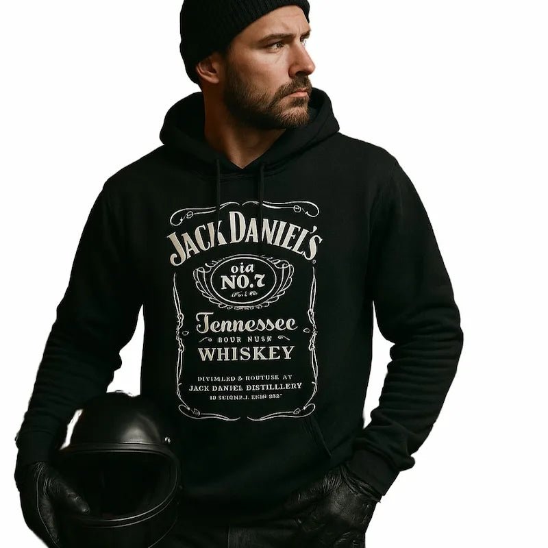Sweat à Capuche Jack Daniel’s – Confort Légendaire - LE PRATIQUE DU MOTARD