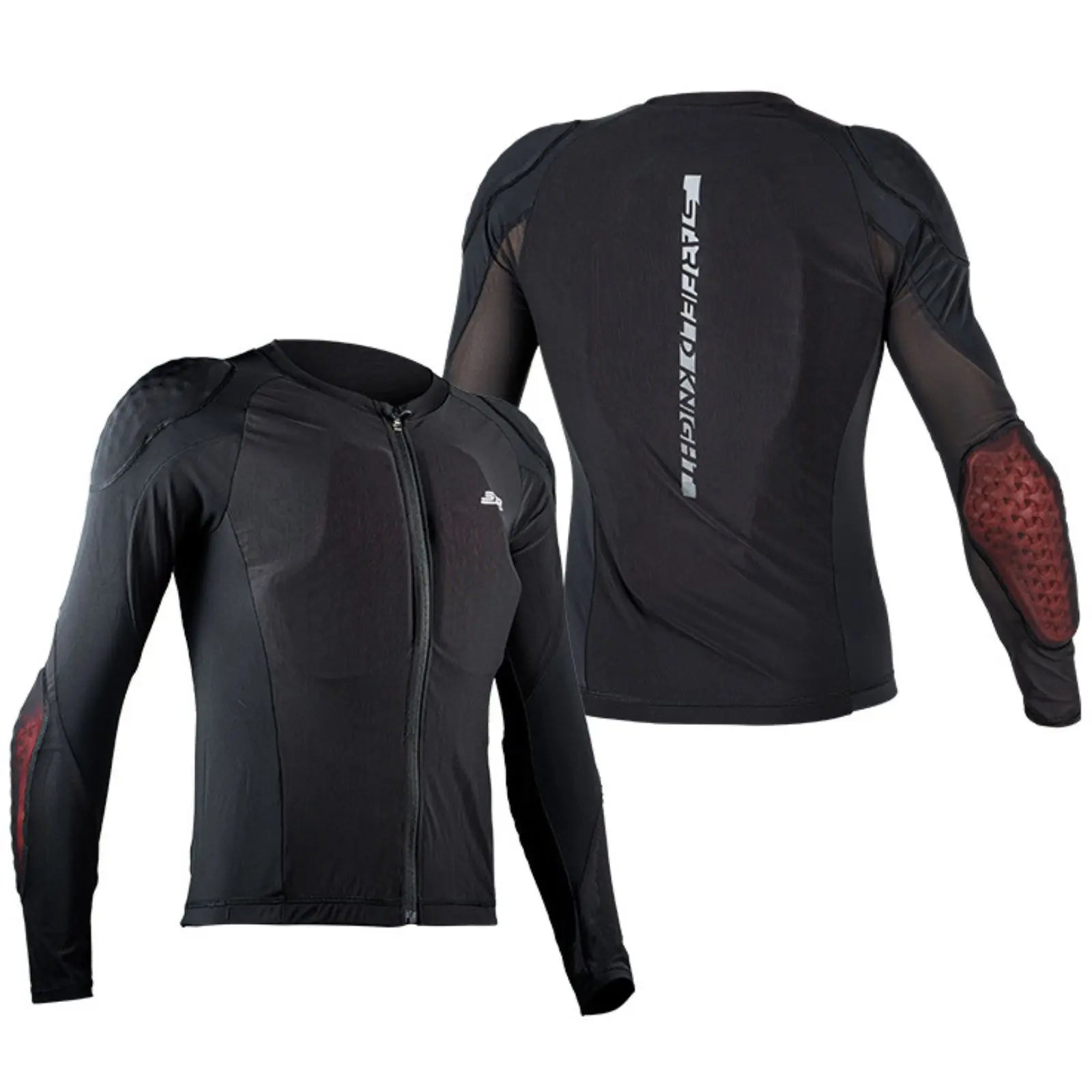 Gilet protection moto homme BreezeShield : maille respirante et bandes réfléchissantes