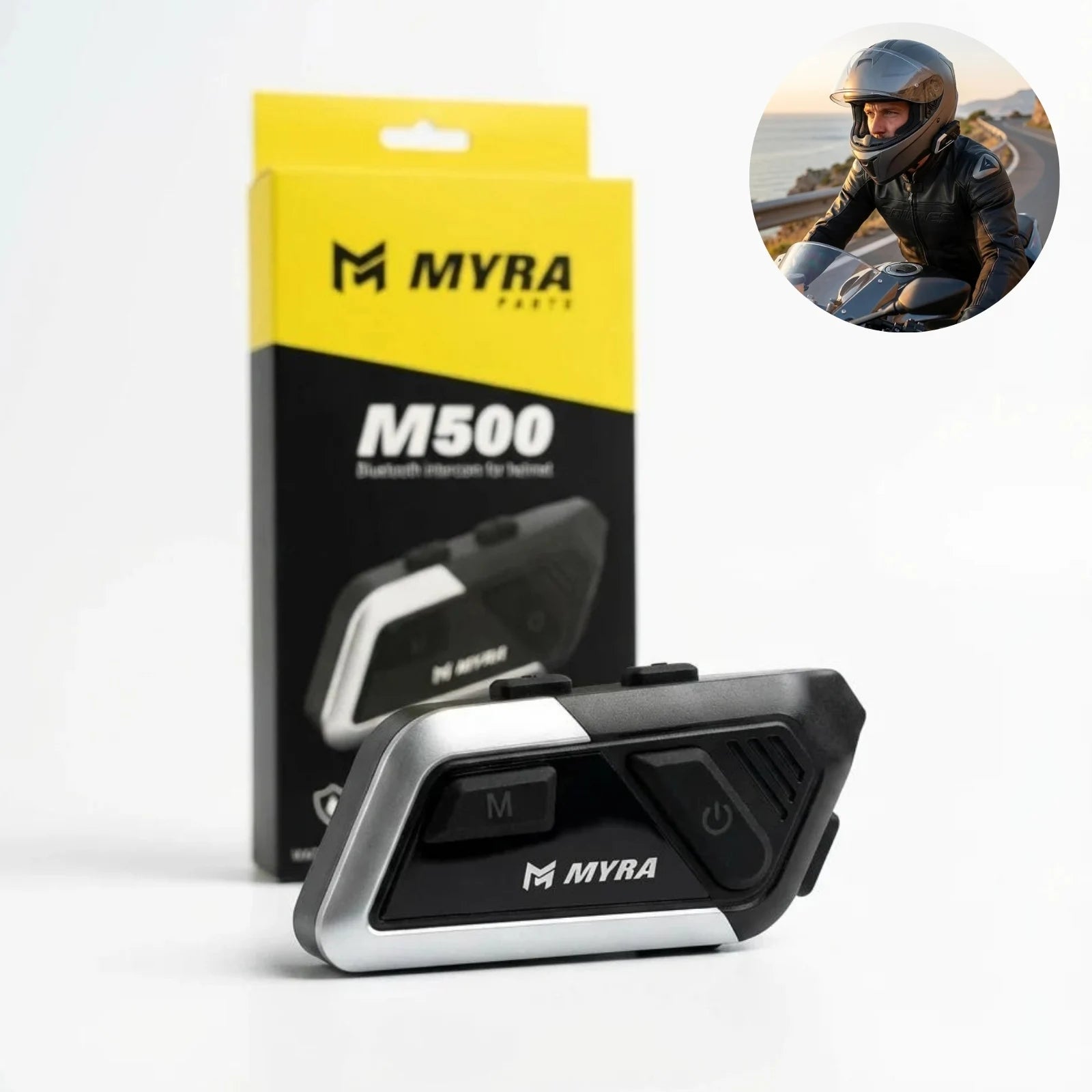 Intercom myra M500™ : La technologie Bluetooth 5.3 au prix juste. - LE PRATIQUE DU MOTARD