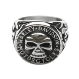 Bague Harley Davidson - Le Crâne des Routes