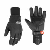 Gants Moto Hiver ASGARD : Cuir, Étanche & Manchette "Stop - Vent" - LE PRATIQUE DU MOTARD