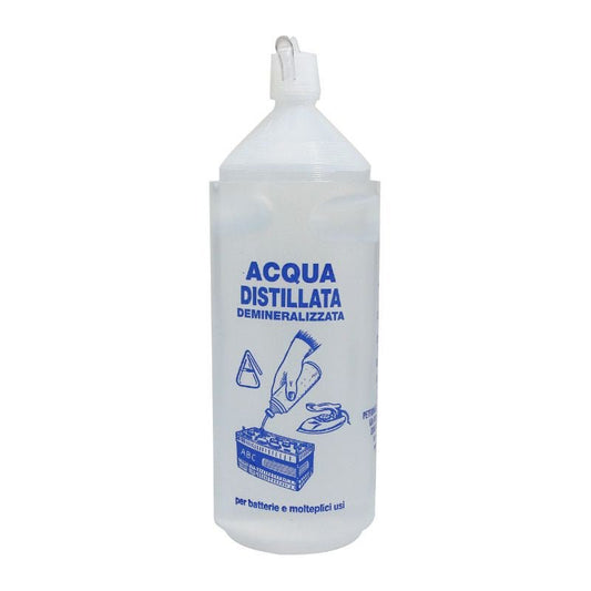 EAU DISTILLEE/DEMINERALISEE AREXONS POUR BATTERIE (1L) - LE PRATIQUE DU MOTARD