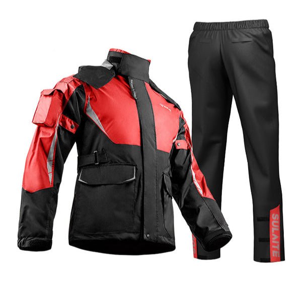 Ensemble veste et pantalon de pluie moto réfléchissants - LE PRATIQUE DU MOTARD