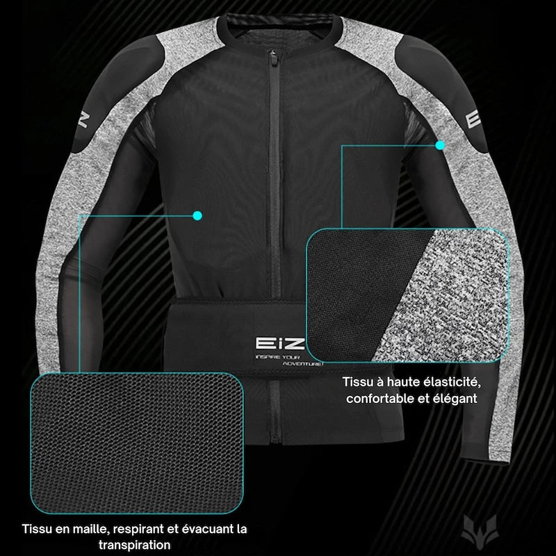 Gilet protection moto | EIZ ADVENTURE™ - LE PRATIQUE DU MOTARD