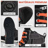 IRONRIDE™ Sneakers Moto Urbaines – Renfort Malléole & Zip - LE PRATIQUE DU MOTARD