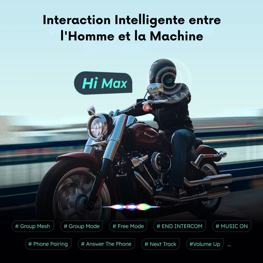Intercom Moto ASMAX F1 Plus – MESH et Bluetooth 5.3, 10 Pilotes, 15 km, Son HD - LE PRATIQUE DU MOTARD