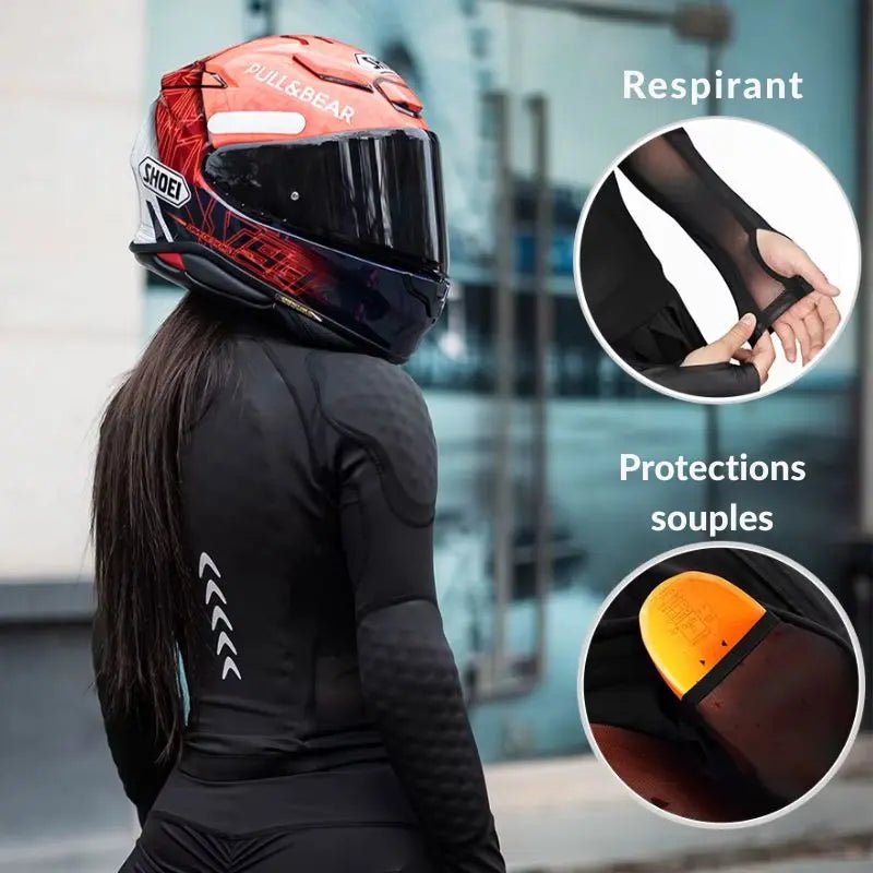 Gilet de protection Moto Femme Été | VALKYRIA™ - LE PRATIQUE DU MOTARD