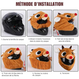 Couvre casque moto -Lapin Cosplay Noir - LE PRATIQUE DU MOTARD