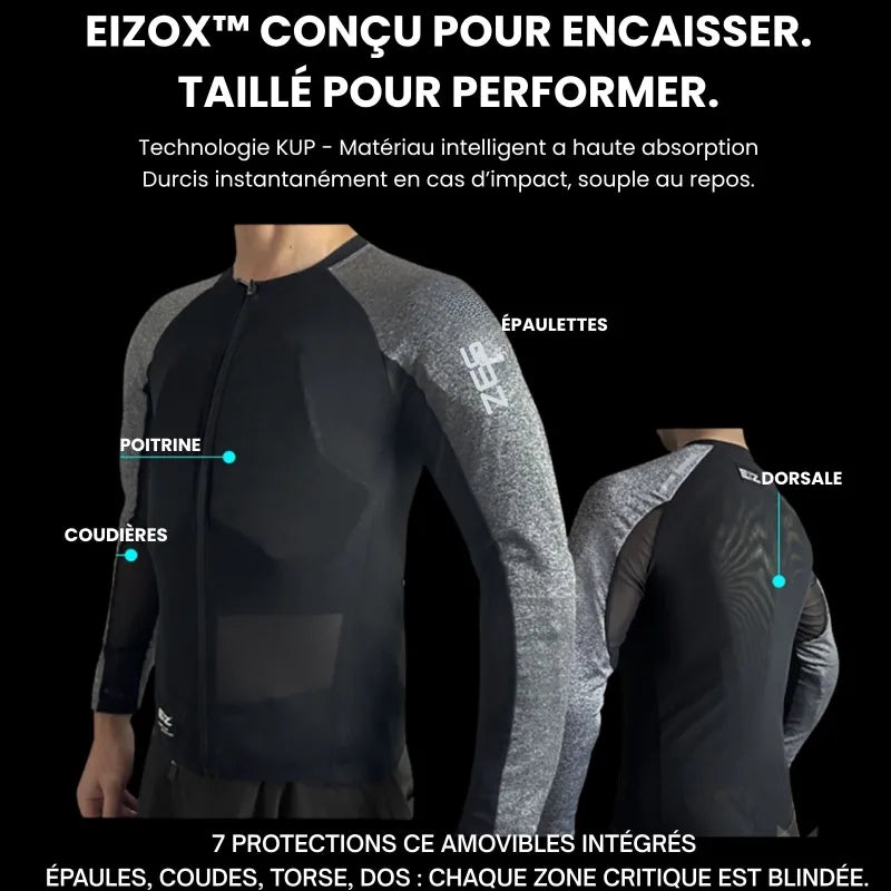 Veste Moto homme Été avec protection CE2 | EIZOX™ - LE PRATIQUE DU MOTARD