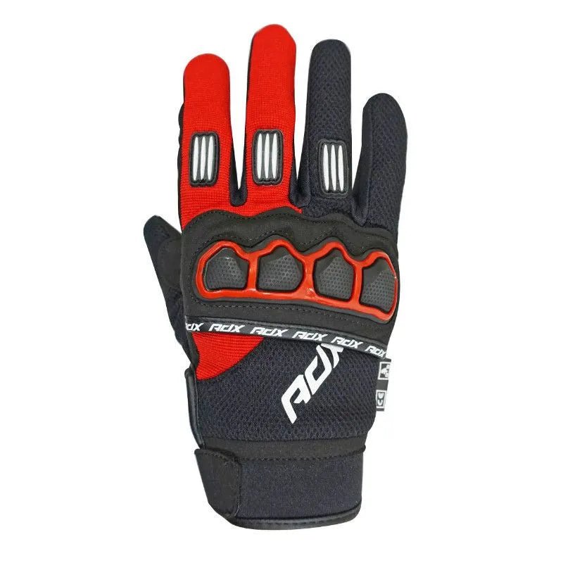 Gants Moto cross rouge et noir - Coqué & Homologué - LE PRATIQUE DU MOTARD