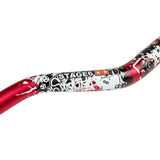 Guidon Fatbar Rouge 28,6mm - Confort & Performance - LE PRATIQUE DU MOTARD