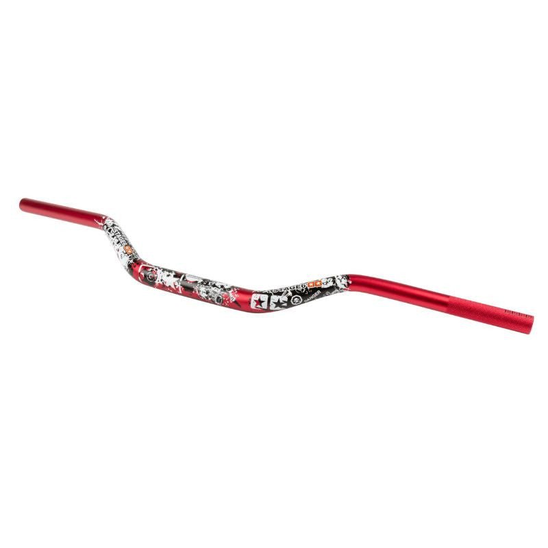 Guidon Fatbar Rouge 28,6mm - Confort & Performance - LE PRATIQUE DU MOTARD