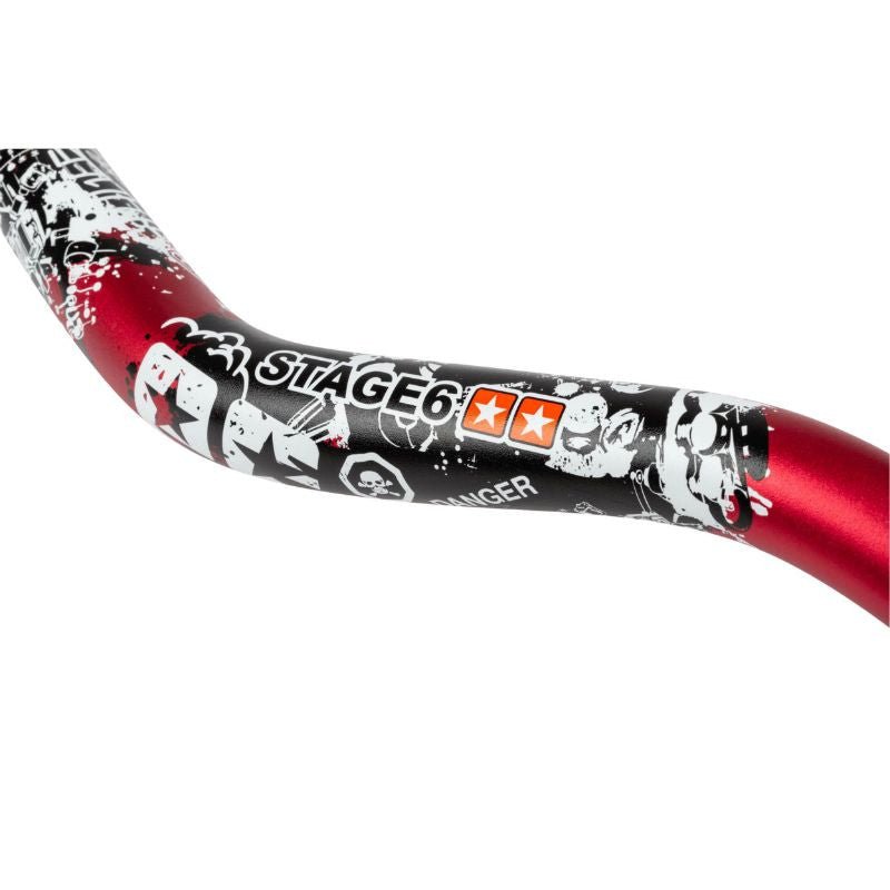 Guidon Fatbar Rouge 28,6mm - Confort & Performance - LE PRATIQUE DU MOTARD