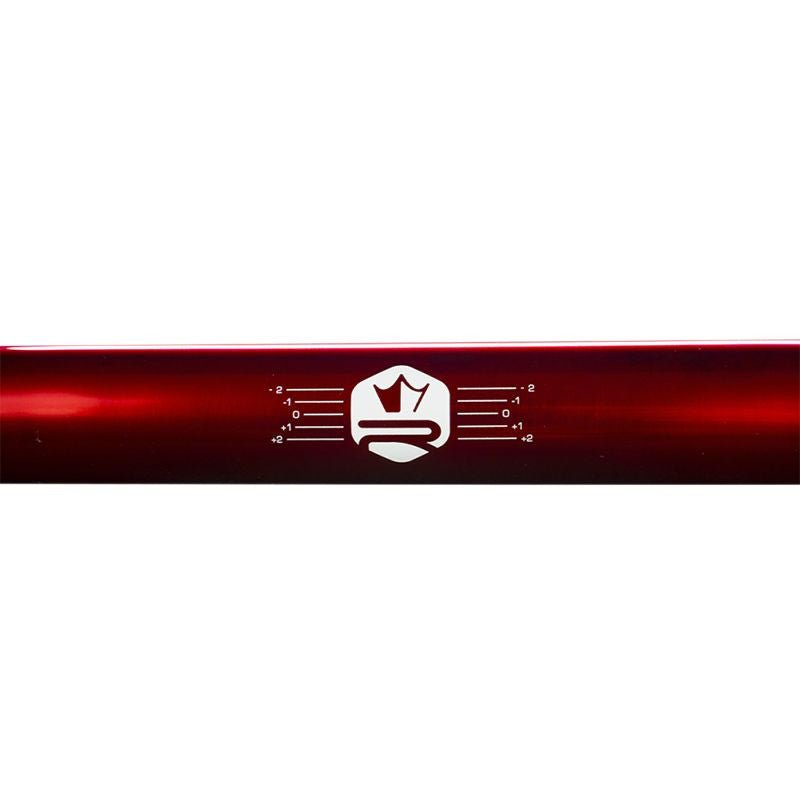 Guidon aluminium oversize 28,6 mm rouge – KRM Pro Ride avec mousse  - LE PRATIQUE DU MOTARD