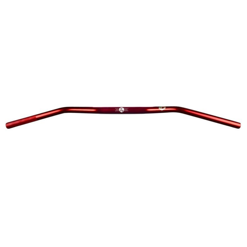 Guidon aluminium oversize 28,6 mm rouge – KRM Pro Ride avec mousse  - LE PRATIQUE DU MOTARD