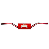 Guidon aluminium oversize 28,6 mm rouge – KRM Pro Ride avec mousse 