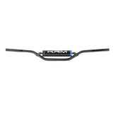 KRM Pro Ride 22.2mm Black/Blue Aluminum Motorcycle Handlebar