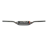 KRM Pro Alu Black/Red Motocross Handlebar - Performance