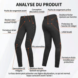 Pantalon Moto Femme Kevlar & Imperméable | RIDERIA™ - LE PRATIQUE DU MOTARD