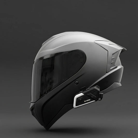 Installation intercom M500 sur casque intégral et modulable MOTARD